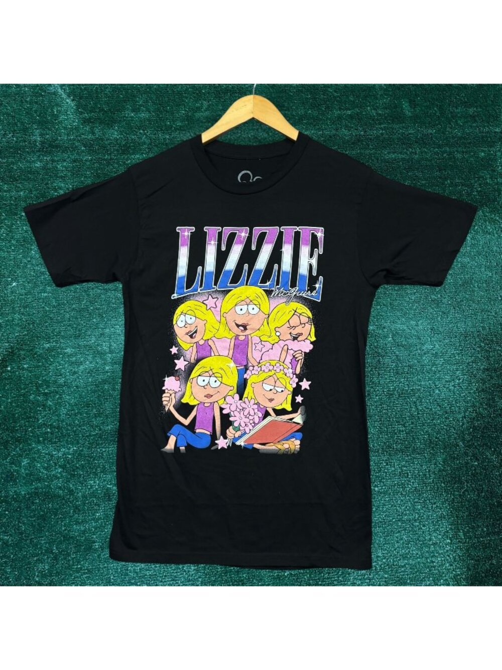 Disney Channel Throwback Lizzie McGuire Cartoon T-Shirt Size Small